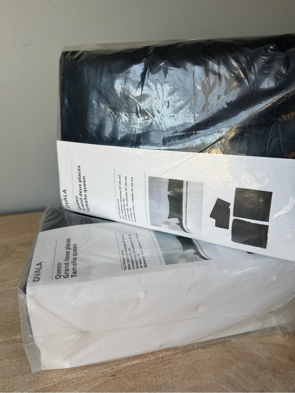 IKEA DVALA Bedding Set - Black